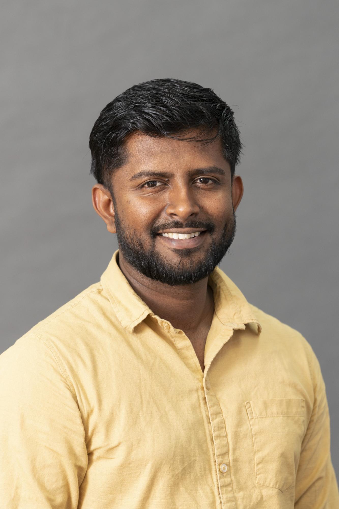 man smiling